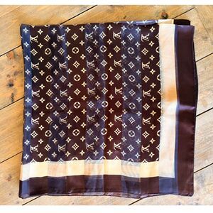 Louis Vuitton Monogram Silk Foulard Scarf